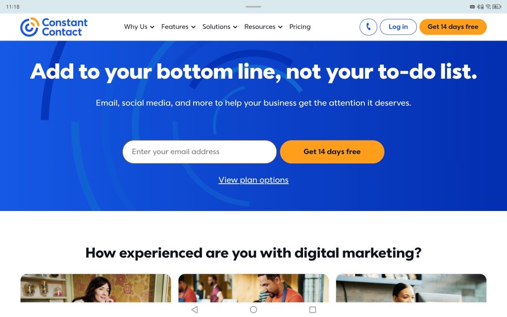 how do i delete images from constant contact