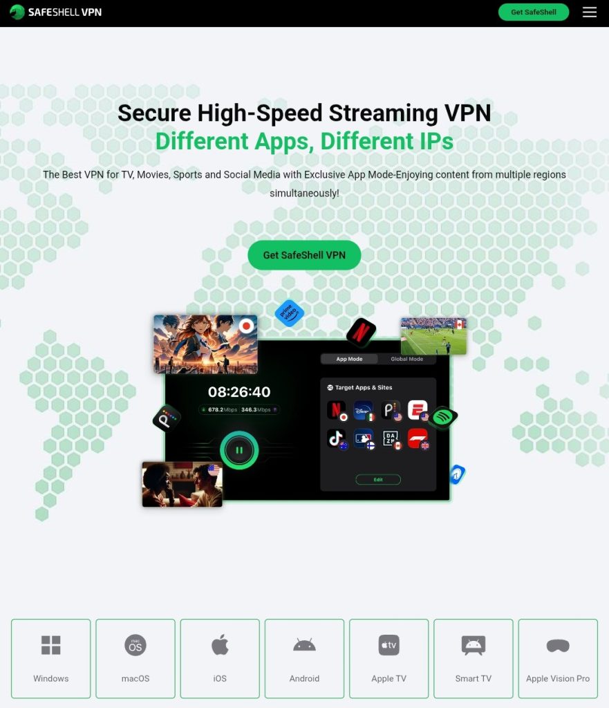 SafeShell VPN Review 2025: Secure, Fast and Ideal for Streaming and Traveling